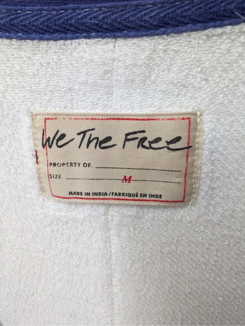 Free People We The Free Clean Prep Polo Pullover Top Oversized Striped Medium